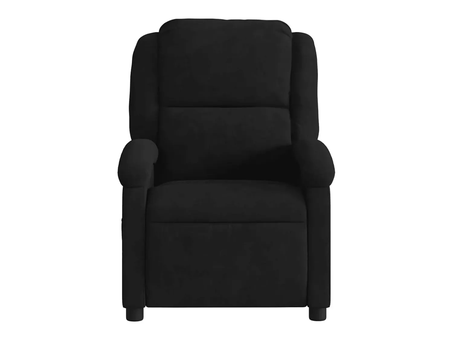 Poltrona| Poltrona de massagens reclinável elétrica veludo SHL662731 Preto