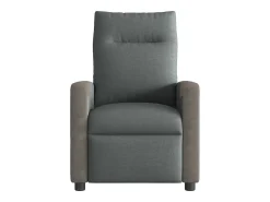 Poltrona de massagens reclinável tecido cinzento-escuro SHL477035^ Poltrona