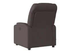 New Poltrona de massagens reclinável tecido -escuro SHL574701 Castanho