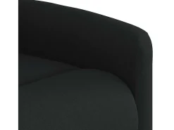 Poltrona*vidaxl Poltrona de massagens reclinável tecido Preto