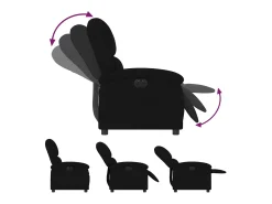 Poltrona de massagens reclinável veludo SHL265614^ Poltrona