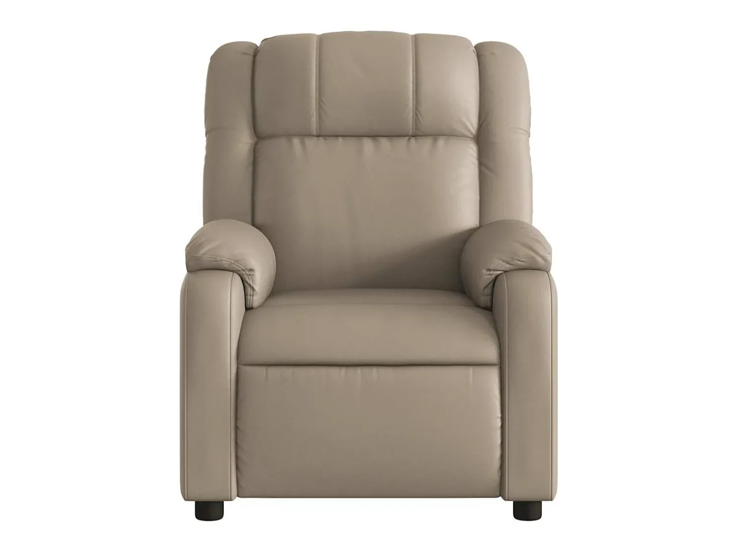 Poltrona| Poltrona de massagens reclinável couro artificial cappuccino SHL577810 Castanho
