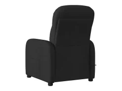 Poltrona|vidaxl Poltrona de massagens reclinável tecido Preto