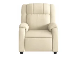Poltrona* Poltrona de massagens reclinável tecido cor SHL269692 Creme