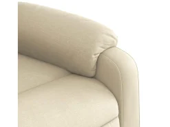 Poltrona* Poltrona de massagens reclinável tecido cor SHL269692 Creme