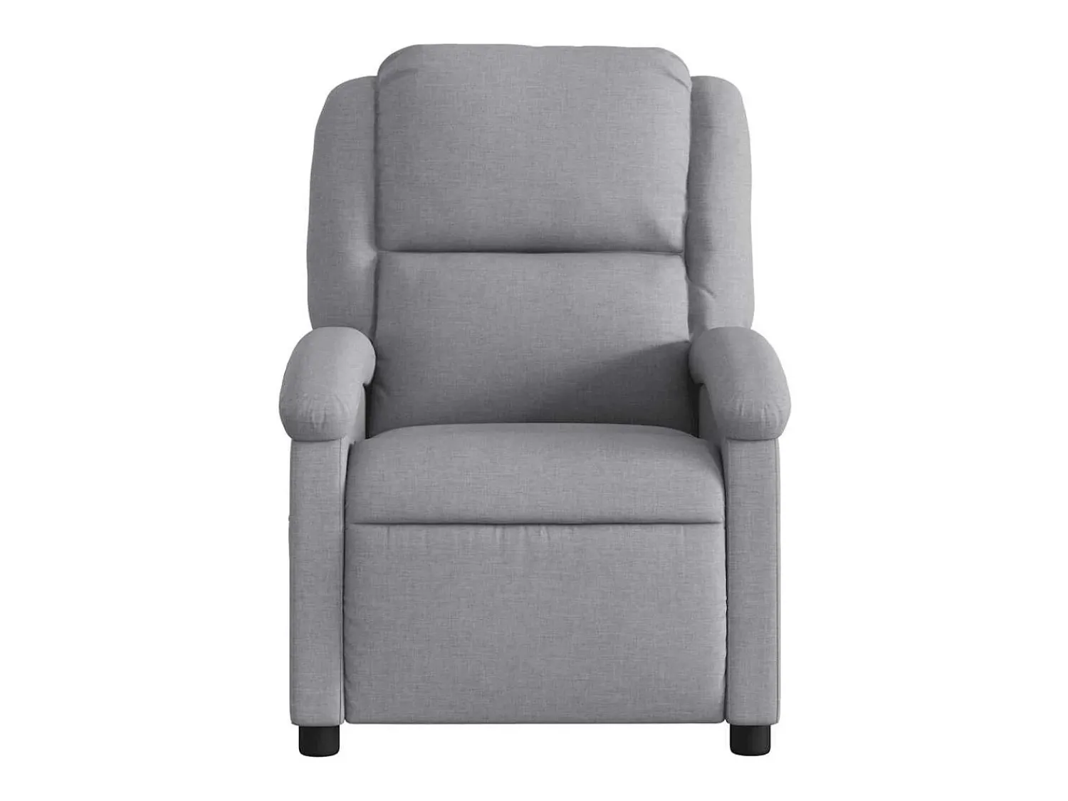 Discount Poltrona de massagens reclinável elétrica tecido -claro SHL385510 Cinzento