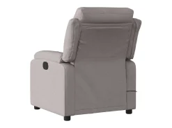 Poltrona| Poltrona de massagens reclinável tecido cinzento-acastanhado SHL161875 Taupe