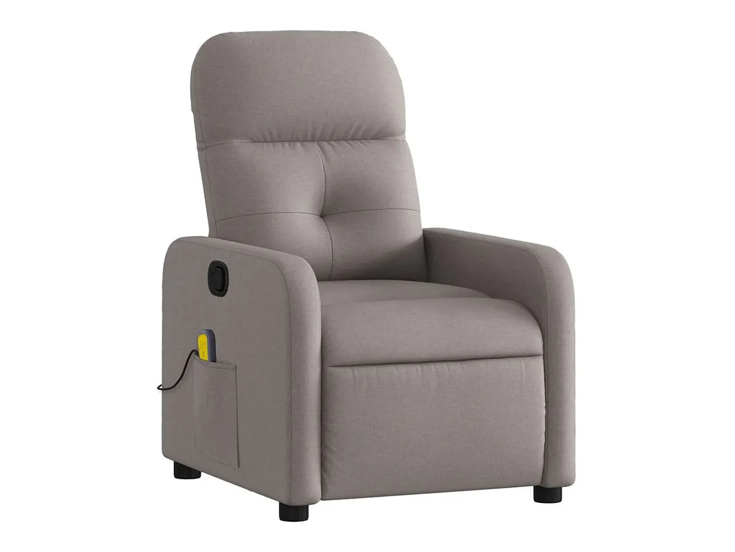 Poltrona* Poltrona de massagens reclinável tecido cinzento-acastanhado SHL113433 Taupe