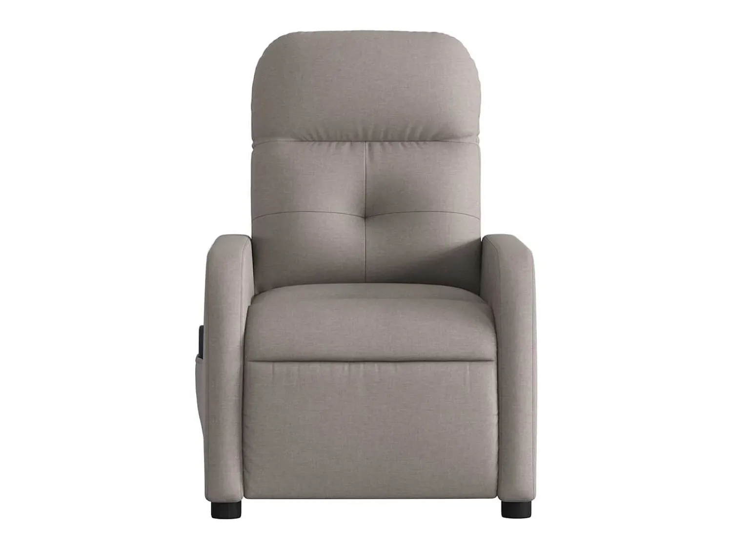 Poltrona* Poltrona de massagens reclinável tecido cinzento-acastanhado SHL113433 Taupe