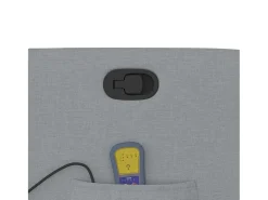 Poltrona de massagens reclinável tecido -claro SHL918499^ Poltrona