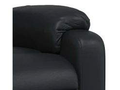 vidaxl Poltrona de massagens reclinável couro artificial^ Poltrona