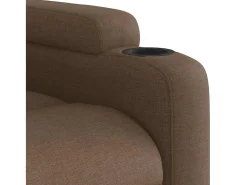 Poltrona de massagens reclinável tecido SHL676332^ Poltrona