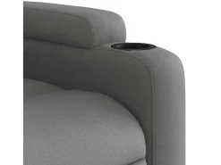Poltrona de massagens reclinável tecido cinzento-escuro SHL596535^ Poltrona