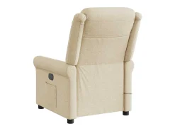 Poltrona* Poltrona de massagens reclinável elétrica tecido SHL139206 Creme