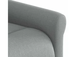 vidaxl Poltrona de massagens reclinável tecido -claro^ Poltrona