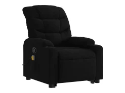 Poltrona* Poltrona de massagens reclinável elevatória tecido SHL376616 Preto