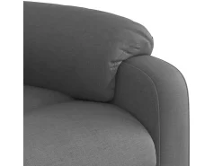 Poltrona de massagens reclinável tecido cinzento-escuro SHL446734^ Poltrona