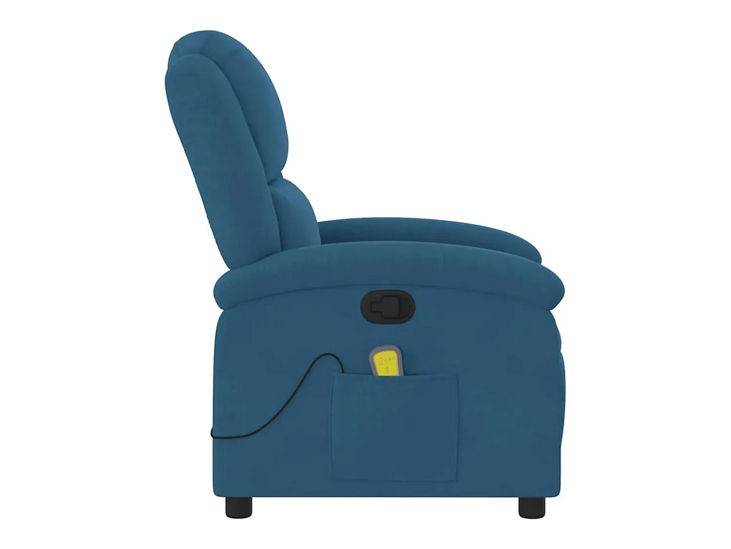 Poltrona| Poltrona de massagens reclinável veludo SHL109932 Azul