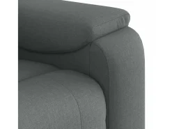 Discount Poltrona de massagens reclinável tecido cinzento-escuro SHL385225 Cinza antracite