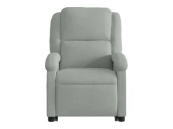 Poltrona* Poltrona de massagens reclinável elétrica veludo -claro SHL405774 Cinzento