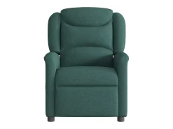 Outlet Poltrona de massagens reclinável tecido verde-escuro SHL600660 Verde pinho