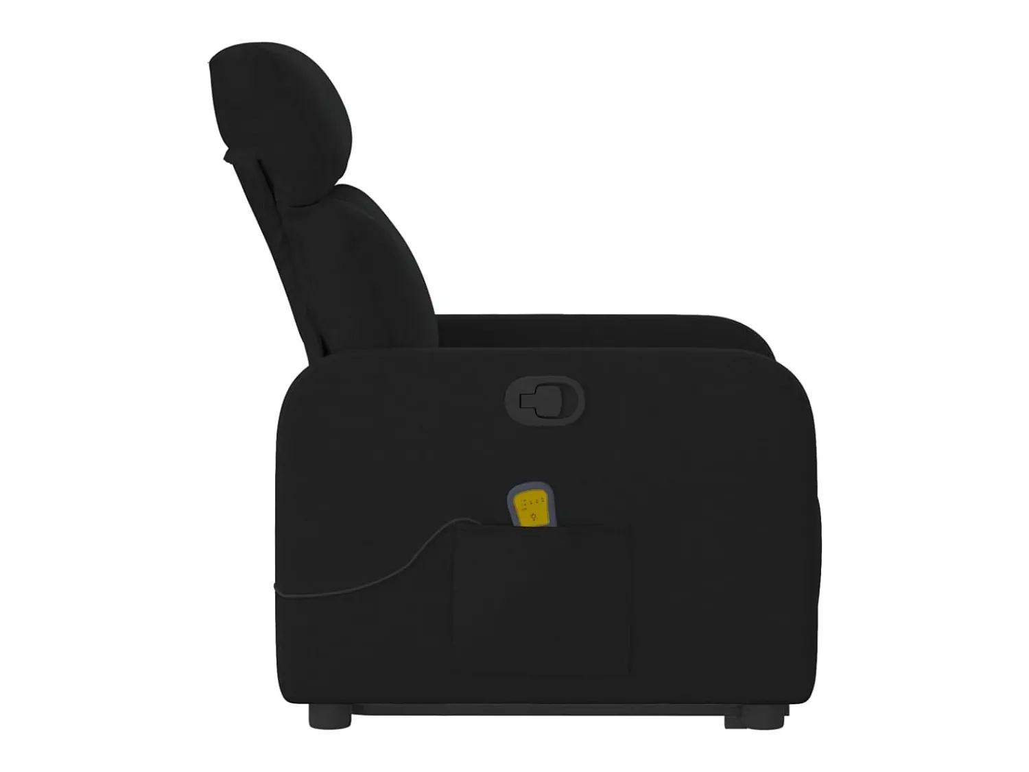 Online Poltrona de massagens reclinável elevatória tecido SHL520654 Preto