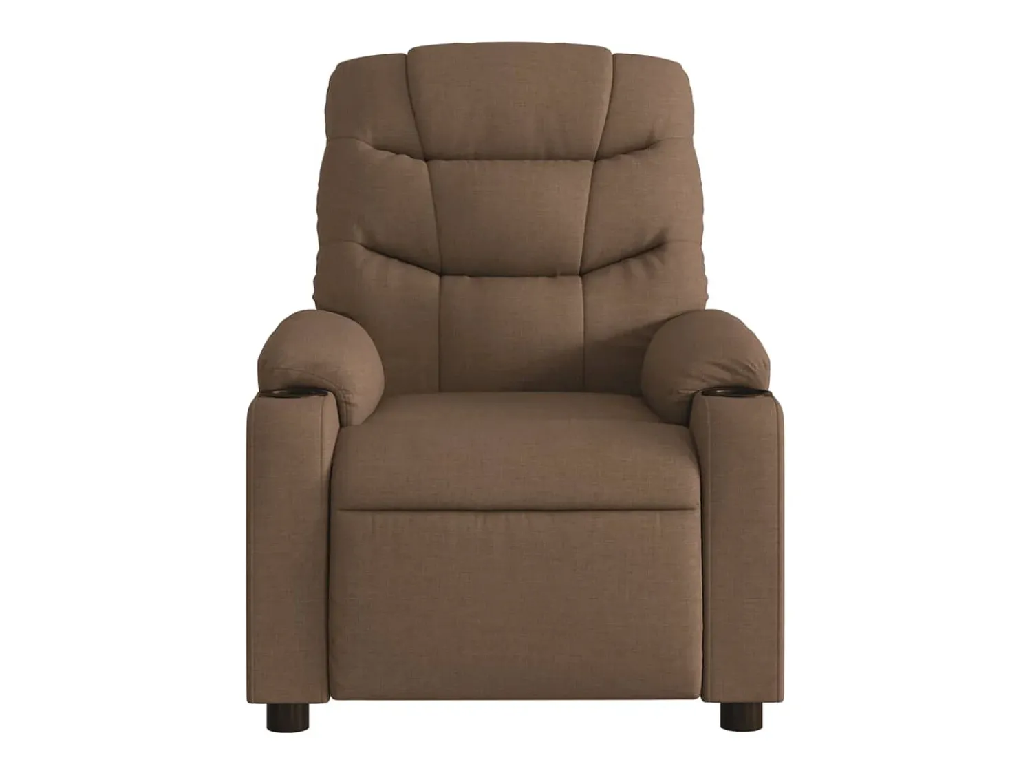 Poltrona| Poltrona de massagens reclinável tecido SHL566667 Castanho