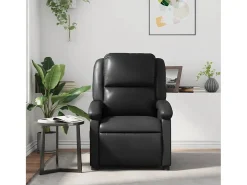 Poltrona de massagens reclinável couro artificial SHL35820^ Poltrona