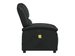 Poltrona de massagens reclinável couro artificial SHL35820^ Poltrona