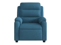 Poltrona* Poltrona de massagens reclinável veludo SHL315668 Azul