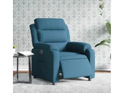 Poltrona* Poltrona de massagens reclinável veludo SHL315668 Azul