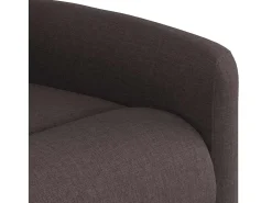 Poltrona| Poltrona de massagens reclinável tecido -escuro SHL606234 Castanho
