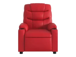 Poltrona* Poltrona de massagens reclinável couro artificial SHL808707 Vermelho