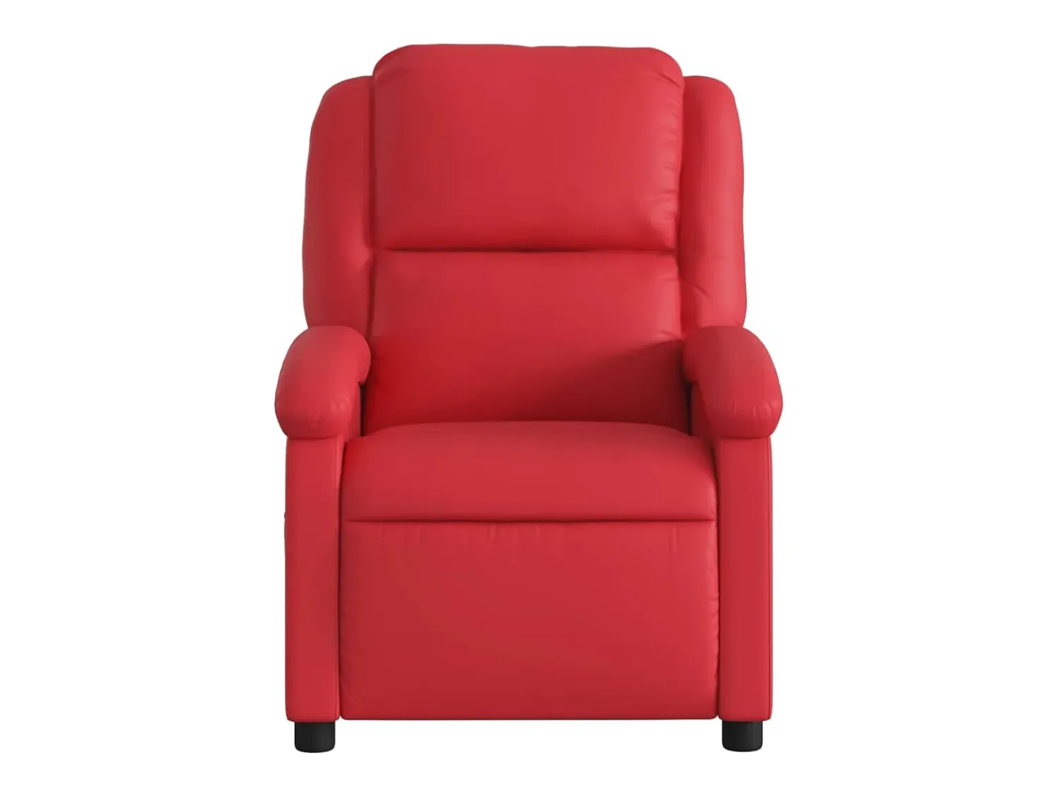 Poltrona* Poltrona de massagens reclinável couro artificial SHL580330 Vermelho