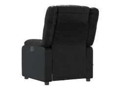 Online vidaxl Poltrona de massagens reclinável couro artificial Preto