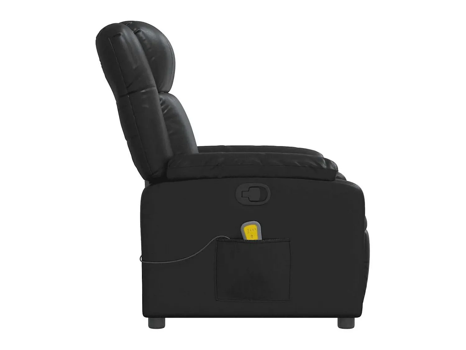 Online vidaxl Poltrona de massagens reclinável couro artificial Preto