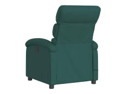Poltrona| Poltrona de massagens reclinável tecido verde-escuro SHL233845 Verde pinho