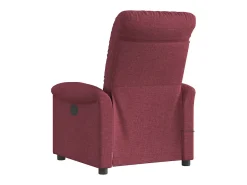 Poltrona* Poltrona de massagens reclinável tecido tinto SHL948130 Vermelho