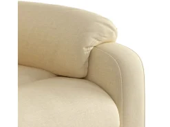 Poltrona| Poltrona de massagens reclinável tecido cor SHL553285 Creme