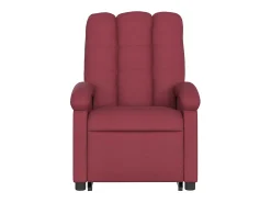 Poltrona| Poltrona de massagens reclin. elevatória tecido tinto SHL992427 Vermelho