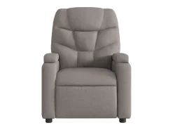 Poltrona de massagens reclinável tecido cinzento-acastanhado SHL514697^ Poltrona