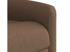 Poltrona* Poltrona de massagens reclinável elétrica tecido SHL774796 Castanho