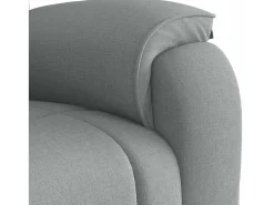 Poltrona* Poltrona de massagens reclinável tecido -claro SHL430608 Cinzento