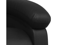 vidaxl Poltrona de massagens reclinável couro artificial^ Poltrona
