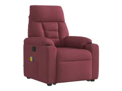 Poltrona* Poltrona de massagens reclin. elevatória tecido tinto SHL219765 Vermelho