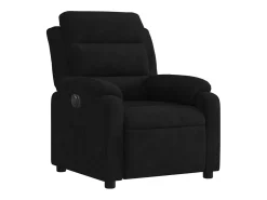Sale Poltrona de massagens reclinável veludo SHL142227 Preto