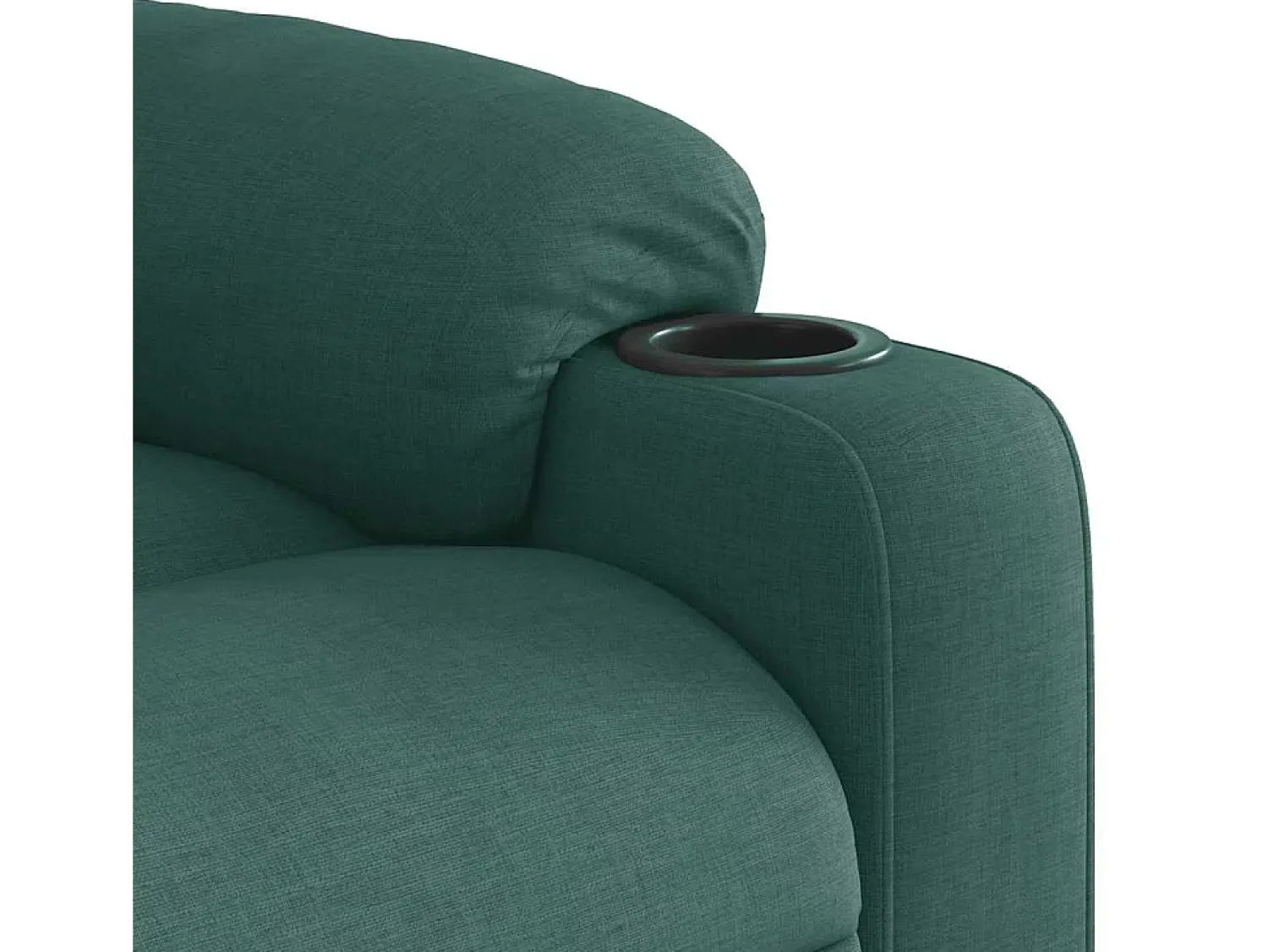 Poltrona| Poltrona de massagens reclinável tecido verde-escuro SHL33480 Verde pinho