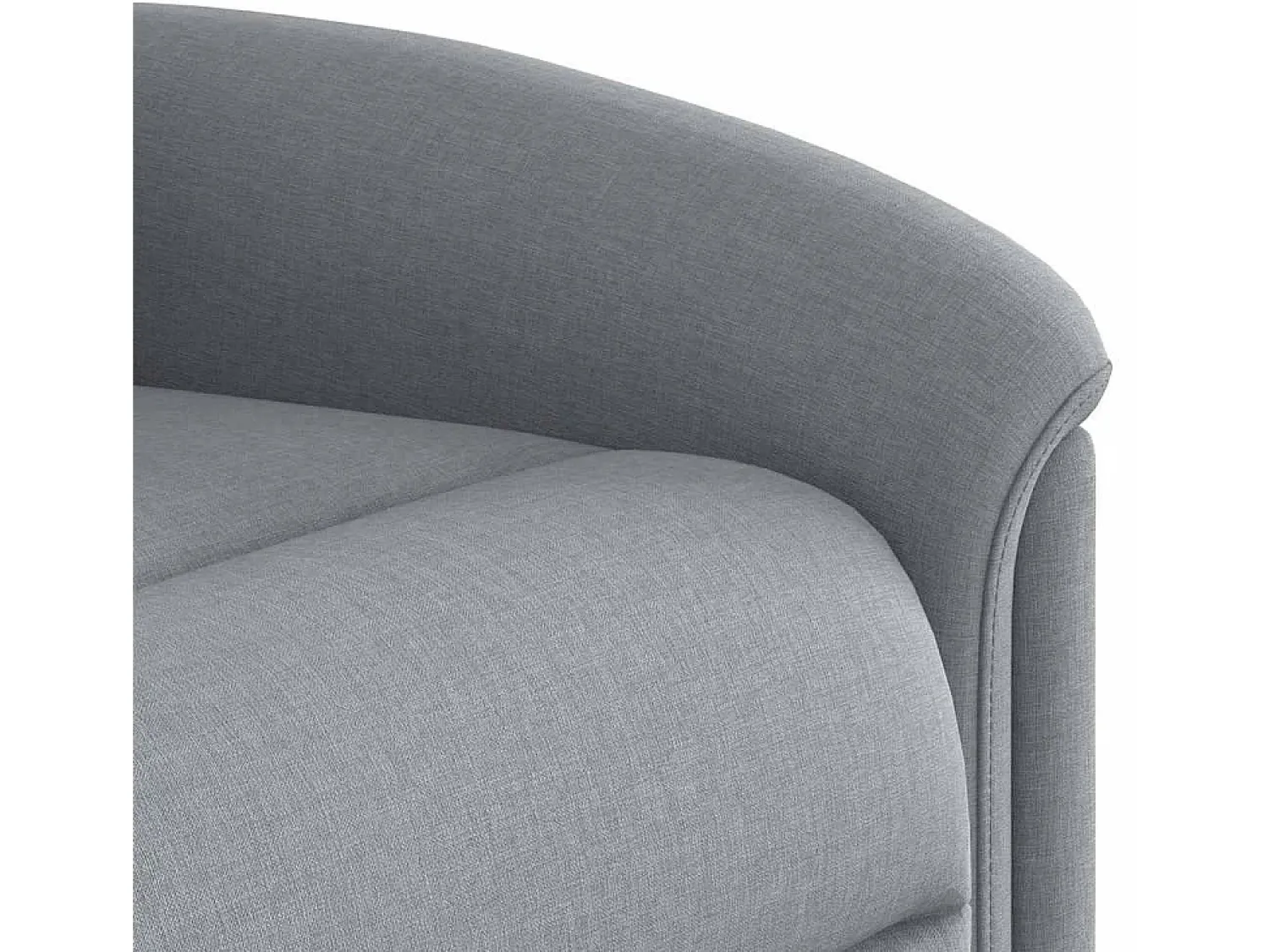 Poltrona* Poltrona de massagens reclinável tecido -claro SHL271470 Cinzento