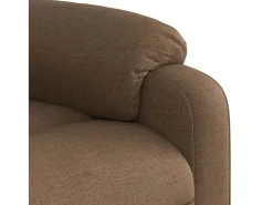 Best Poltrona de massagens reclinável tecido SHL105101 Castanho