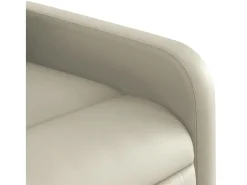 Poltrona| Poltrona de massagens reclinável couro artificial cor SHL48881 Creme